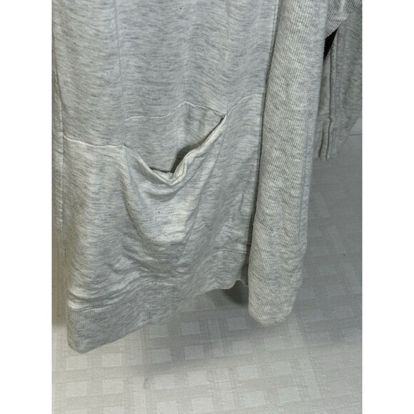 Athleta Studio Wrap Cardigan Sz 1X XL Gray Magnetic Pockets Modal Sweater 228813 - Picture 12 of 16